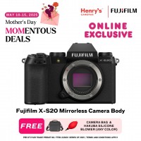 Fujifilm X-S20 Mirrorless Camera Body
