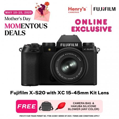 Fujifilm X-S20 with XC 15-45mm Kit Lens Mirrorless Camera 