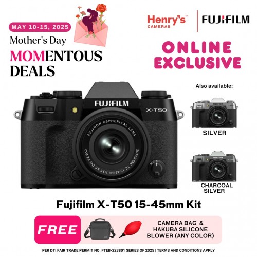 Fujifilm X-T50 15-45mm Kit Digital Mirrorless Camera