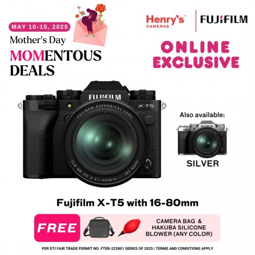 Fujifilm X-T5 with 16-80mm Mirrorless Digital Camera