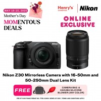 Nikon Z30 Mirrorless Camera with 16-50mm and 50-250mm Dual Lens Kit