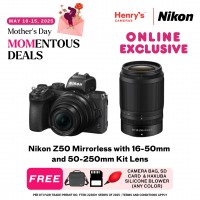 Nikon Z50 Mirrorless with 16-50mm and 50-250mm Kit Lens