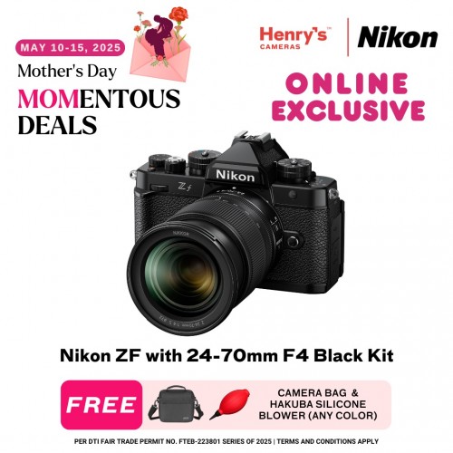 Nikon ZF with 24-70mm F4 Black Kit