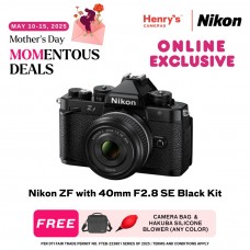 Nikon ZF with 40mm F2.8 SE Black Kit