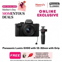Panasonic Lumix G100 with 12-32mm with Grip