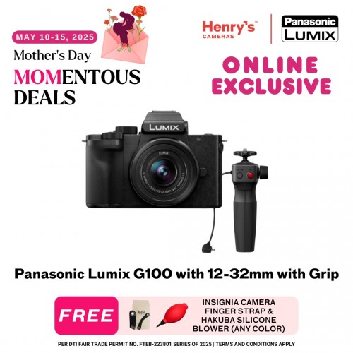 Panasonic Lumix G100 with 12-32mm with Grip