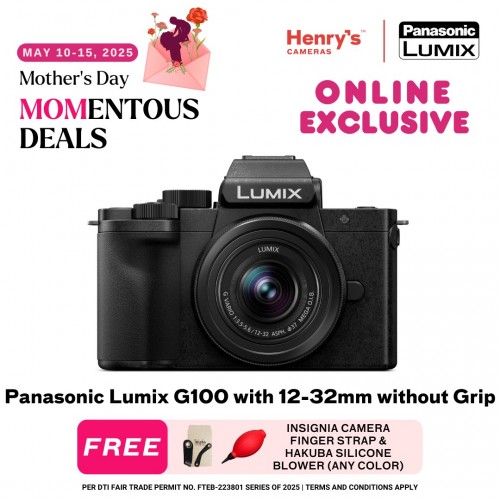 Panasonic Lumix G100 with 12-32mm without Grip