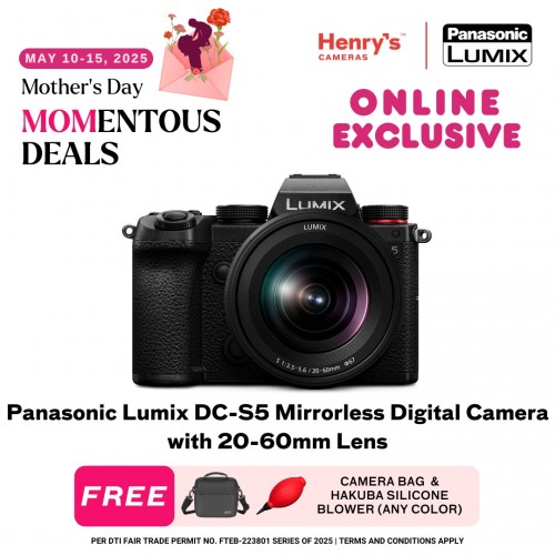 Panasonic Lumix DC-S5 Mirrorless Digital Camera with 20-60mm Lens
