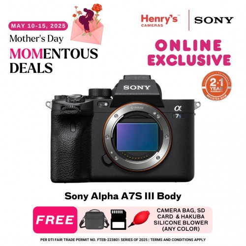 Sony Alpha A7S III Body (Sony Phils)
