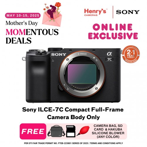 Sony ILCE-7C Compact Full-Frame Camera Body Only
