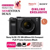 Sony ILCE-7C 28-60mm Kit Compact Full-Frame Camera Black