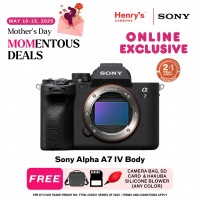 Sony Alpha A7 IV ILCE-7M4 Body only