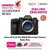 Sony a9 III (ILCE-9M3) Mirrorless Camera Body Only
