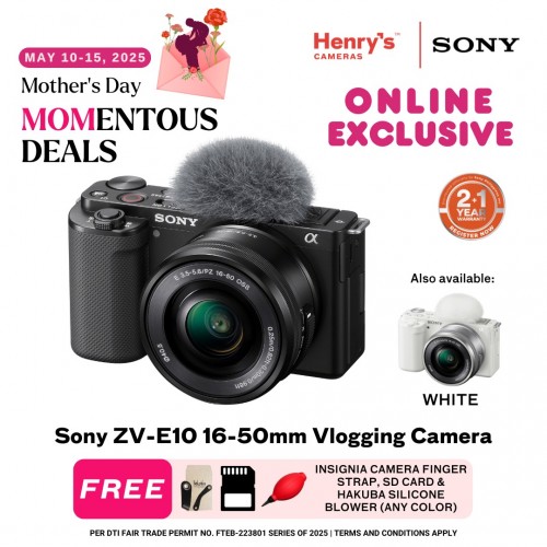 Sony ZV-E10 16-50mm Vlogging Camera