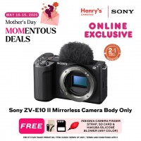 Sony ZV-E10 II Mirrorless Camera Body Only