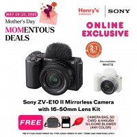 Sony ZV-E10 II Mirrorless Camera with 16-50mm Lens Kit