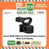 Canon EOS C50 Full-Frame Cinema Camera With XLR Handle