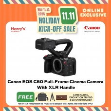 Canon EOS C50 Full-Frame Cinema Camera With XLR Handle