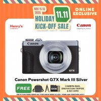 Canon Powershot G7X Mark III Silver