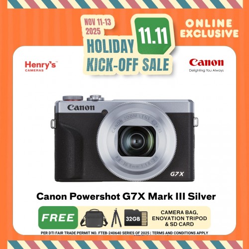 Canon Powershot G7X Mark III Silver