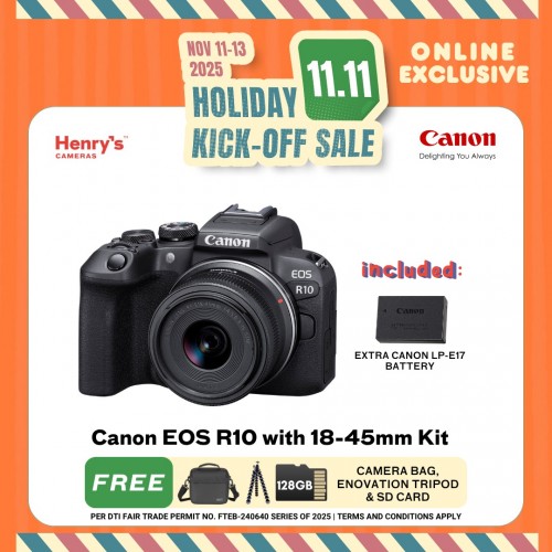 Canon EOS R10 with 18-45mm Kit