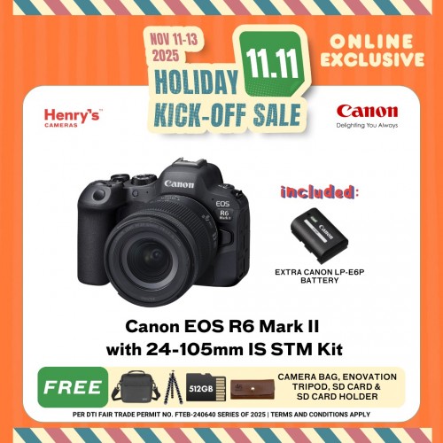 Canon EOS R6 Mark II with 24-105mm IS STM Kit