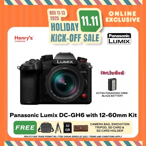 Panasonic Lumix DC-GH6 with 12-60mm Kit