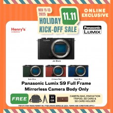 Panasonic Lumix S9 Full Frame Mirrorless Camera Body Only