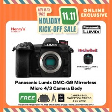Panasonic Lumix DMC-G9 Mirrorless Micro 4/3 Camera Body