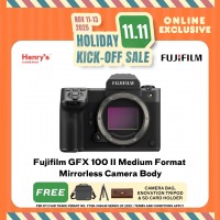 Fujifilm GFX 100 II Medium Format Mirrorless Camera Body