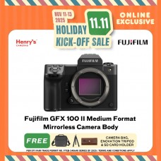 Fujifilm GFX 100 II Medium Format Mirrorless Camera Body