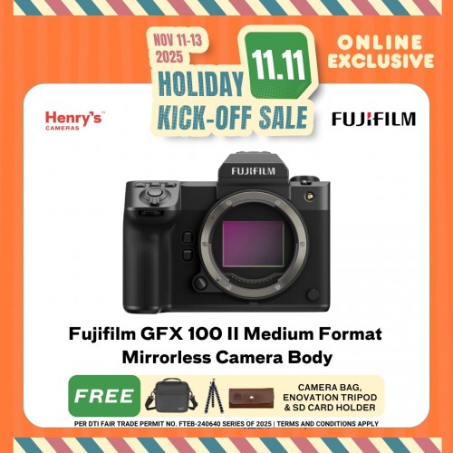 Fujifilm GFX 100 II Medium Format Mirrorless Camera Body