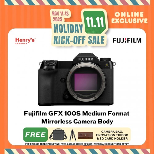 Fujifilm GFX 100S Medium Format Mirrorless Camera Body