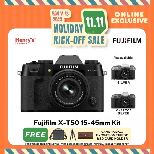 Fujifilm X-T50 15-45mm Kit Digital Mirrorless Camera