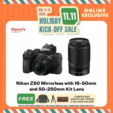 Nikon Z50 Mirrorless with 16-50mm and 50-250mm Kit Lens