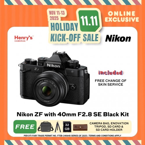 Nikon ZF with 40mm F2.8 SE Black Kit
