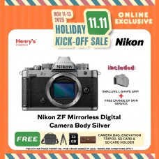 Nikon ZF Mirrorless Digital Camera Body Silver 