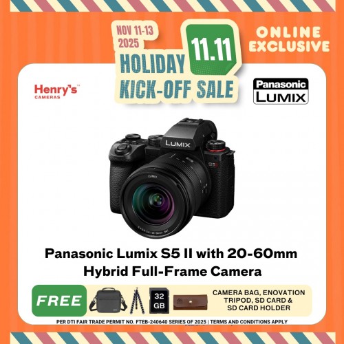 Panasonic Lumix S5 II with 20-60mm Hybrid Full-Frame Camera