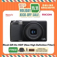 Ricoh GR IIIx HDF (New High Definition Filter) Digital Camera