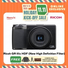Ricoh GR IIIx HDF (New High Definition Filter) Digital Camera