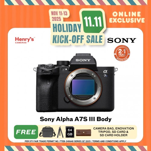 Sony Alpha A7S III Body (Sony Phils)