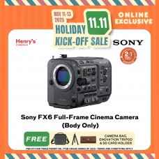 Sony FX6 Full-Frame Cinema Camera (Body Only)