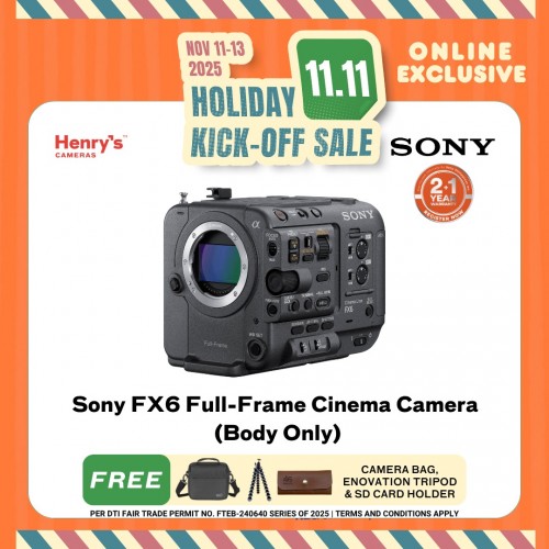 Sony FX6 Full-Frame Cinema Camera (Body Only)