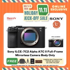 Sony ILCE-7C2 Alpha A7C II Full-Frame Mirrorless Camera Body Only
