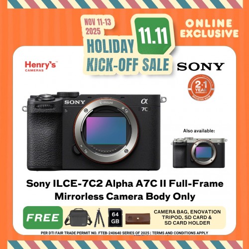 Sony ILCE-7C2 Alpha A7C II Full-Frame Mirrorless Camera Body Only