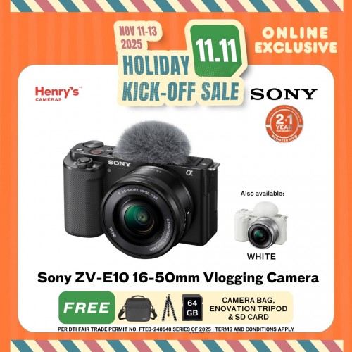 Sony ZV-E10 16-50mm Vlogging Camera