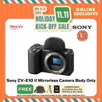 Sony ZV-E10 II Mirrorless Camera Body Only