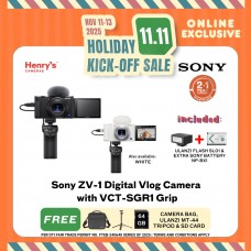 Sony ZV-1 Digital Vlog Camera with VCT-SGR1 Grip