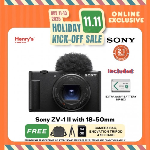 Sony ZV-1 II with 18-50mm
