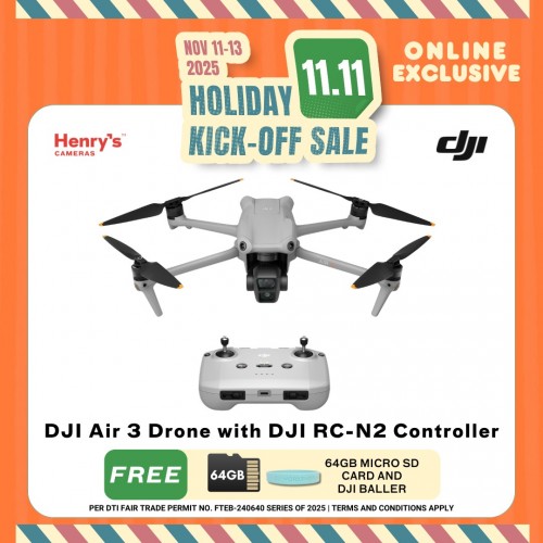 DJI Air 3 Drone with DJI RC-N2 Controller